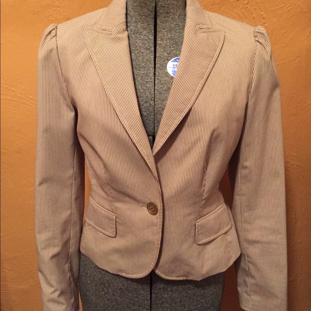 Pin striped jacket